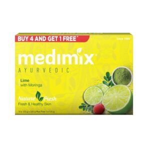 medimix sandal soap with eladi oil for clear & glowing skin improves skin complexion and removes pimples enriched with natural fragrance of sandalwood 125 gm x 5 (copy)